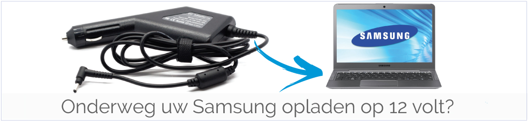 Onderweg uw Samsung Laptop opladen op 12 volt?